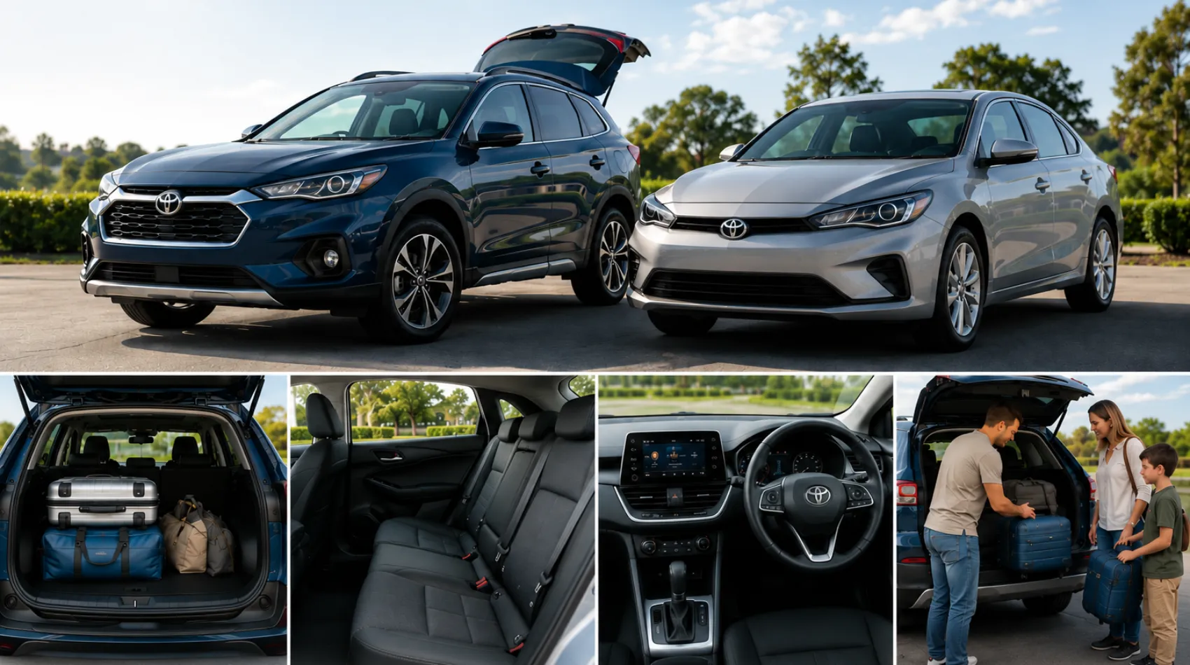 Used SUV and sedan comparison at JMG Used Cars